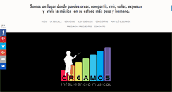 Desktop Screenshot of creamosmusic.com